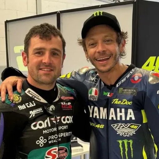 Michael Dunlop, Valentino Rossi